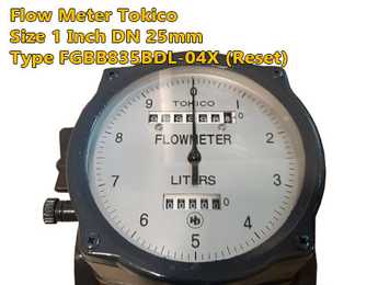 Flow Meter Tokico 1 Inch DN 25 (Reset) - Featured image
